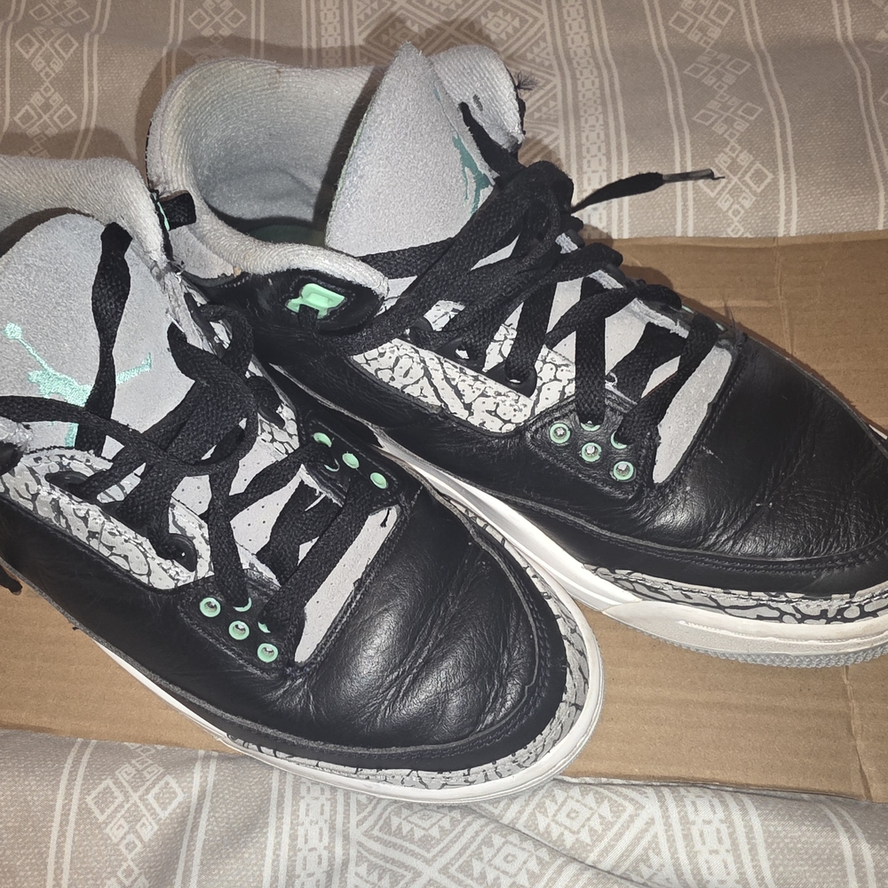 Jordan Black and Gray Sneakers